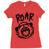 angry panda Ladies Fitted T-Shirt