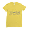 eat,sleep,game Ladies Fitted T-Shirt