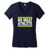 no meat athlete! Women's V-Neck T-Shirt