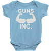 guns inc Baby Onesie
