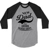 New Dad 2018 Rokie Dept. 3/4 Sleeve Shirt