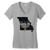 Show Me Totality Women's V-Neck T-Shirt