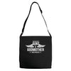 i have two titles aunt and godmother Adjustable Strap Totes