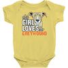 This Girl Loves Her Greyhound Baby Onesie