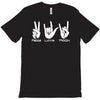 peace love rock funny T-Shirt