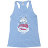 bad cat   gatos locos Racerback Tank