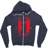 handshake Zipper Hoodie