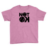not ok baseball Youth Tee