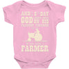 the 8th day god made farmers Baby Onesie