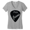 pick jesus bible Women's V-Neck T-Shirt