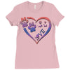 perfect dog love Ladies Fitted T-Shirt