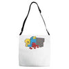 lego guy Adjustable Strap Totes