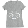 bike Ladies Fitted T-Shirt