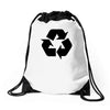 save planet earth Drawstring Bags