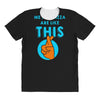 me and pizza are like this All Over Women's T-shirt
