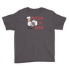 pizza is love pizza is life Youth Tee