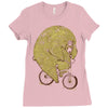 bear safety Ladies Fitted T-Shirt