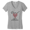hearts queen of hearts Women's V-Neck T-Shirt