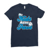my kids have paws Ladies Fitted T-Shirt