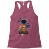who loves bassets Racerback Tank