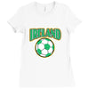 ireland soccer Ladies Fitted T-Shirt