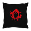 metal gear solid Throw Pillow