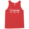 eat sleep game gamer Tank Top