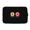 your wife my wife donuts Laptop sleeve