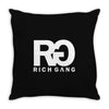 rich gang Throw Pillow