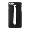 skinny white tie iPhone 7 Case