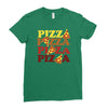 pizza lover 2 Ladies Fitted T-Shirt