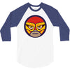 lucha libre   red 3/4 Sleeve Shirt