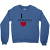 i dyslexia Crewneck Sweatshirt