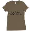mountains tee Ladies Fitted T-Shirt
