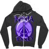 ninja dad Zipper Hoodie