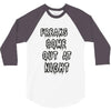 freaks come out at night girls 3/4 Sleeve Shirt
