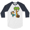 part time job   coconut farm 3/4 Sleeve Shirt
