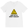 keep out of direct sunlight V-Neck Tee