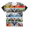 vw camper van fronts, ideal gift or birthday present All Over Women's T-shirt