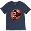 black attack V-Neck Tee