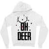 oh deer Zipper Hoodie