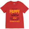 I'm Called Pappy  Because  I'm Way Too Cool To Be Called Grandfather V-Neck Tee