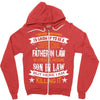 Super Cool Father In Law Of A Freaking Awesome Son In Law Zipper Hoodie