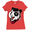 panda pirate Ladies Fitted T-Shirt