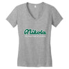 nikola Women's V-Neck T-Shirt