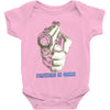 partner's in crime black funny Baby Onesie