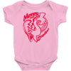 money over emotion Baby Bodysuit