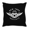 New York Shadow Hunters Institute Throw Pillow