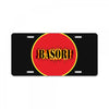 red fire License Plate