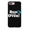 Bun in the Oven with Heart Baby Boy iPhone 8 Plus